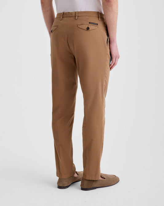 Pantalone con pinces Cammello scuro | Filippo De Laurentiis Pantalone con pinces Cammello scuro | Filippo De Laurentiis