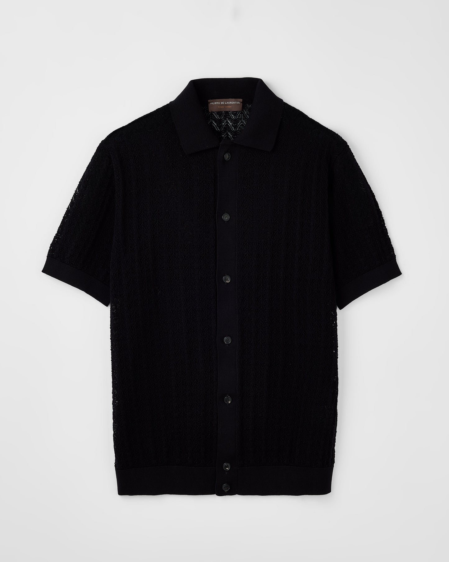 Camicia crochet manica corta |553172|