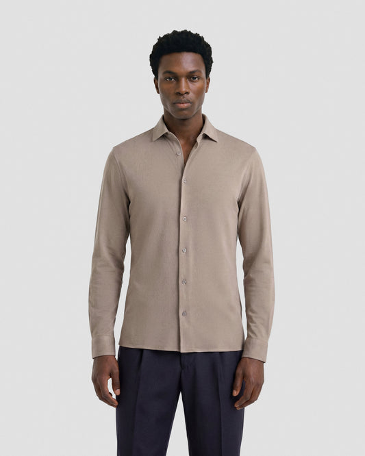 Camicia manica lunga Tortora | Filippo De Laurentiis Camicia manica lunga Tortora | Filippo De Laurentiis