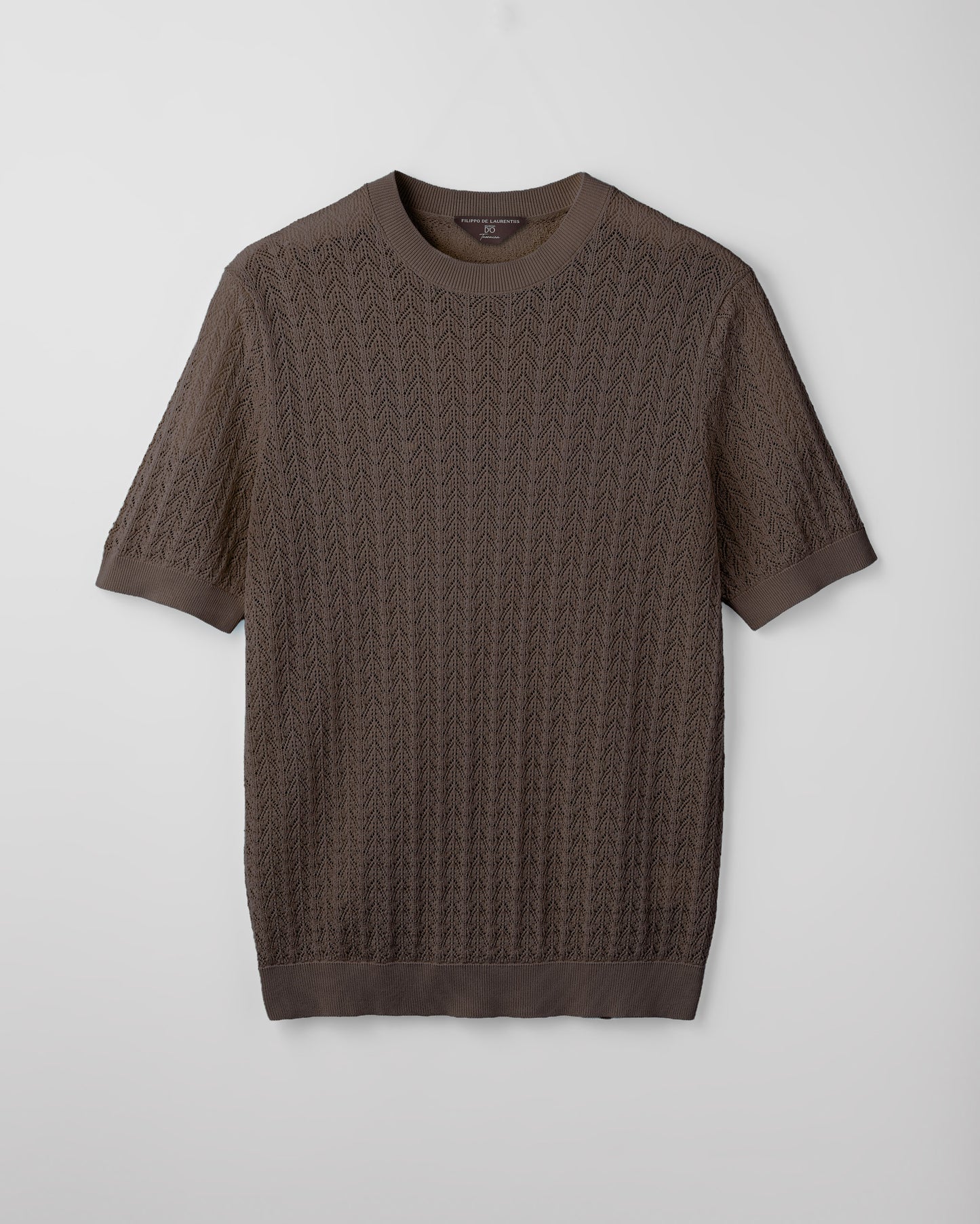 Girocollo crochet manica corta |553175|