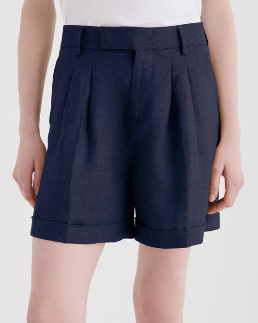 Bermuda pant BLUE NAVY | Filippo De Laurentiis Bermuda pant BLUE NAVY | Filippo De Laurentiis