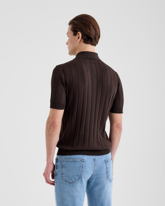 Maglia a polo Marrone | Filippo De Laurentiis Maglia a polo Marrone | Filippo De Laurentiis