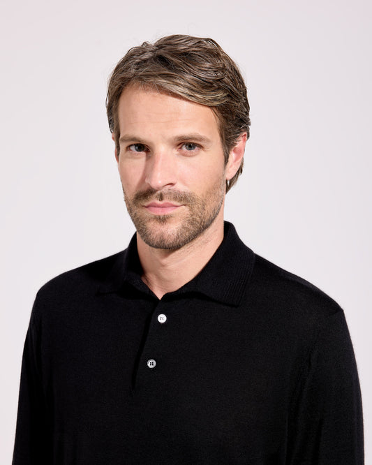 Maglia a polo Nero | Filippo De Laurentiis Maglia a polo Nero | Filippo De Laurentiis