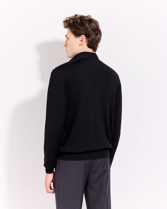 Buttoned cardigan Black | Filippo De Laurentiis Buttoned cardigan Black | Filippo De Laurentiis