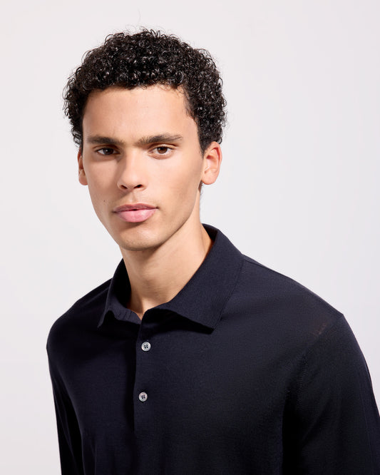 Maglia a polo Blu navy | Filippo De Laurentiis Maglia a polo Blu navy | Filippo De Laurentiis