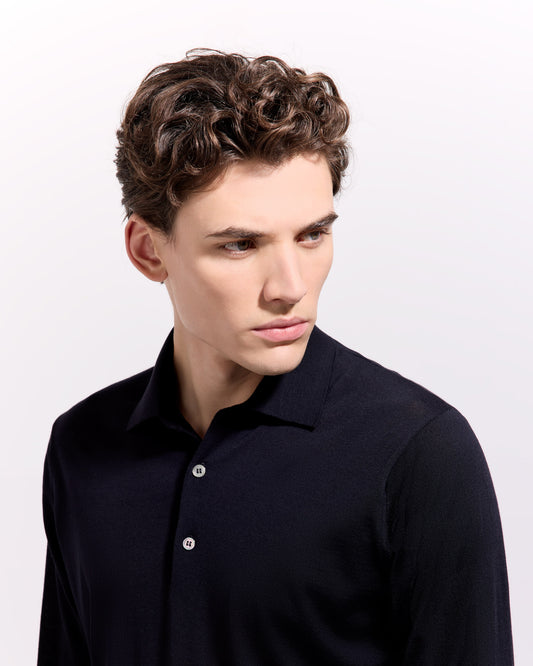 Maglia a polo Nero | Filippo De Laurentiis Maglia a polo Nero | Filippo De Laurentiis