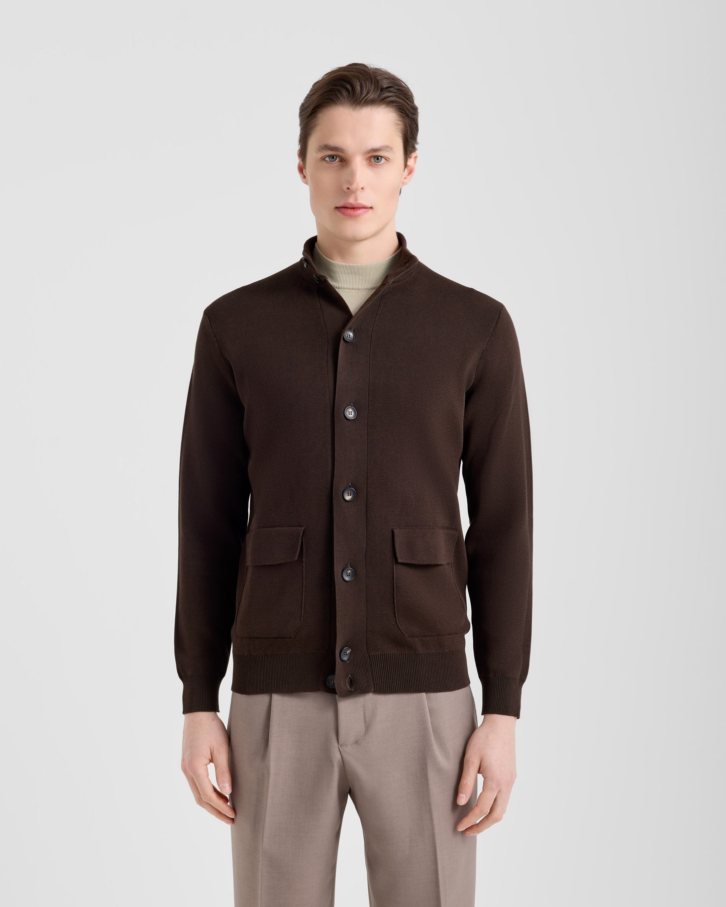 Buttoned blouson |145034|