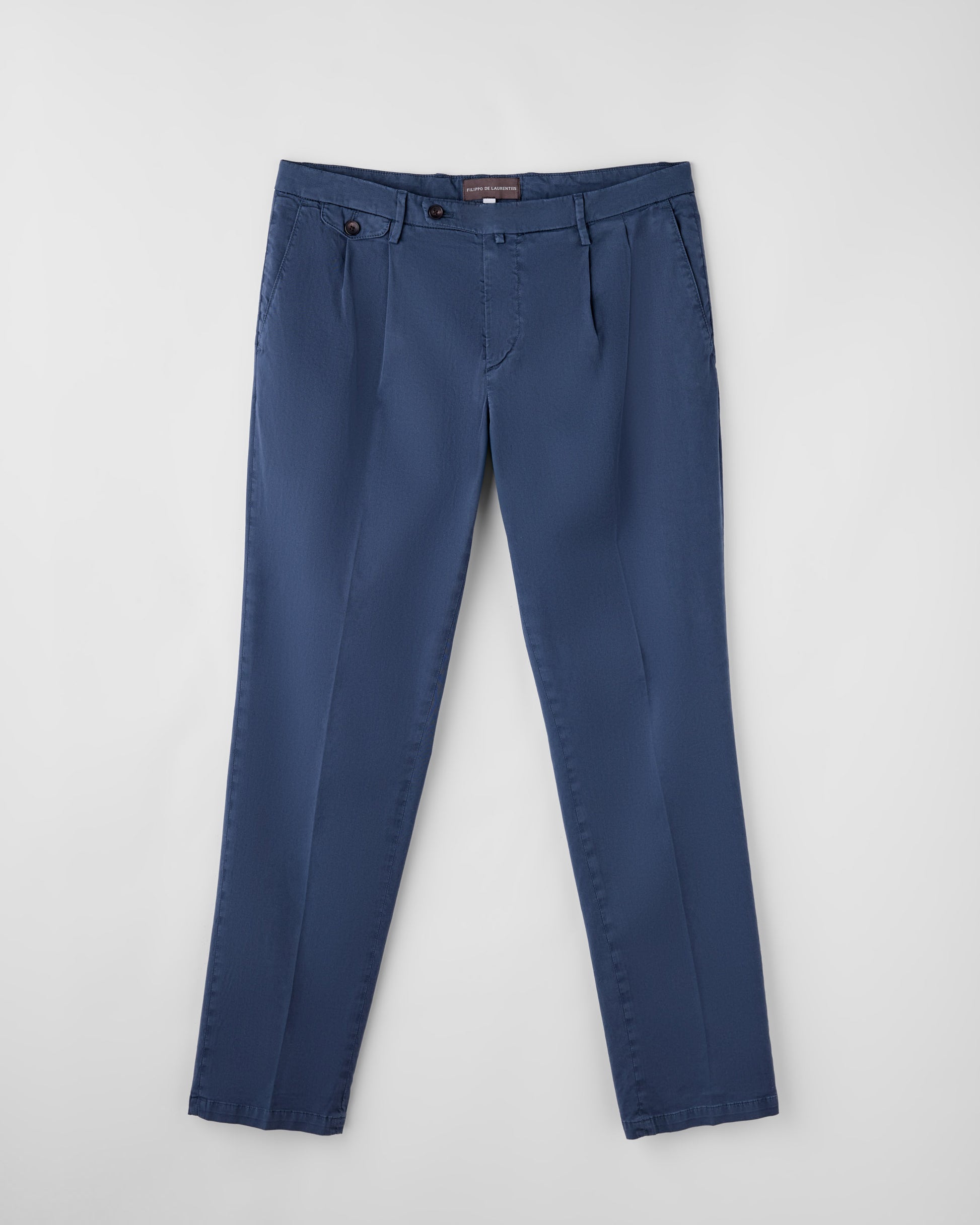 Pantalone con pinces Indaco | Filippo De Laurentiis