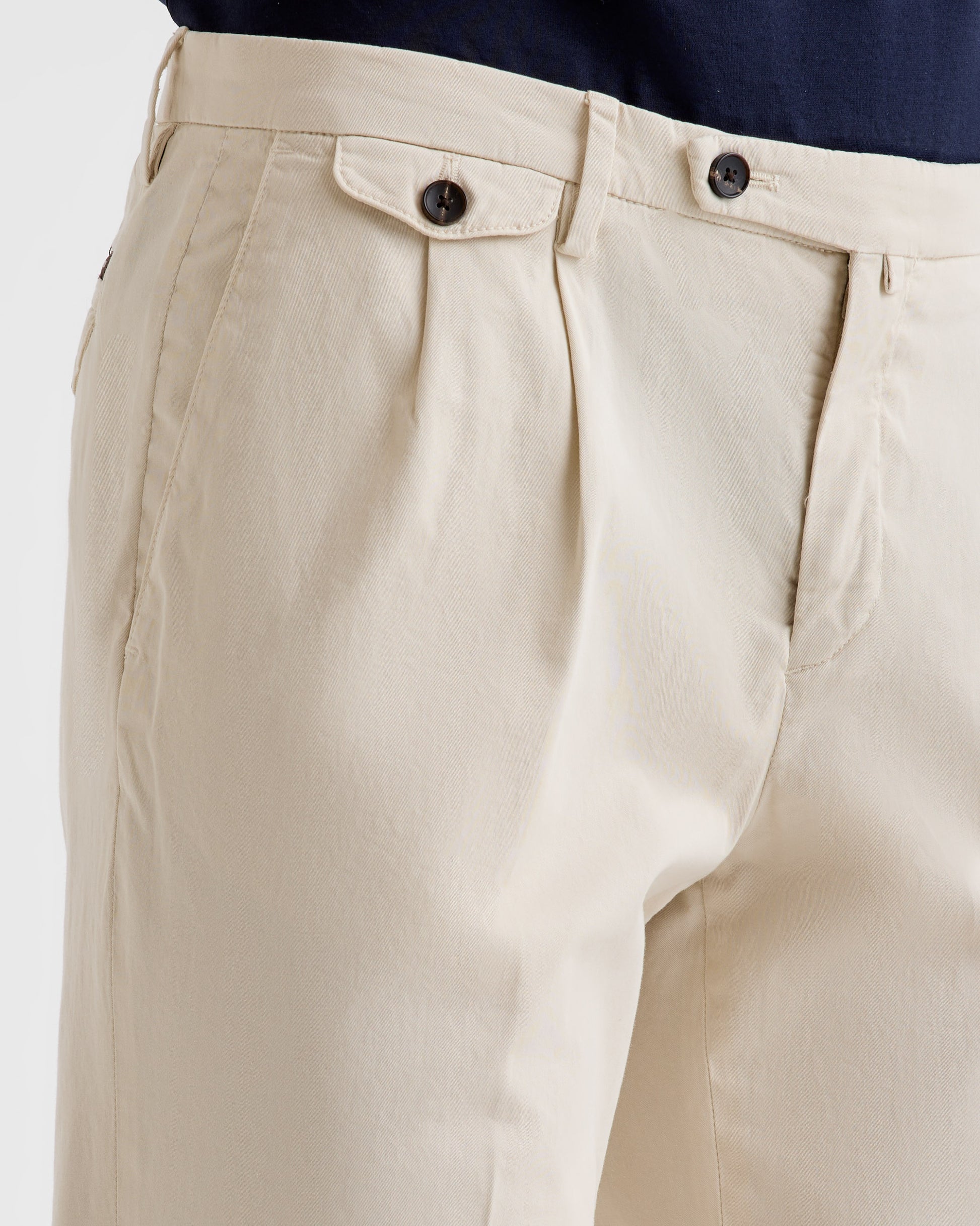 Pantalone con pinces Beige chiaro | Filippo De Laurentiis