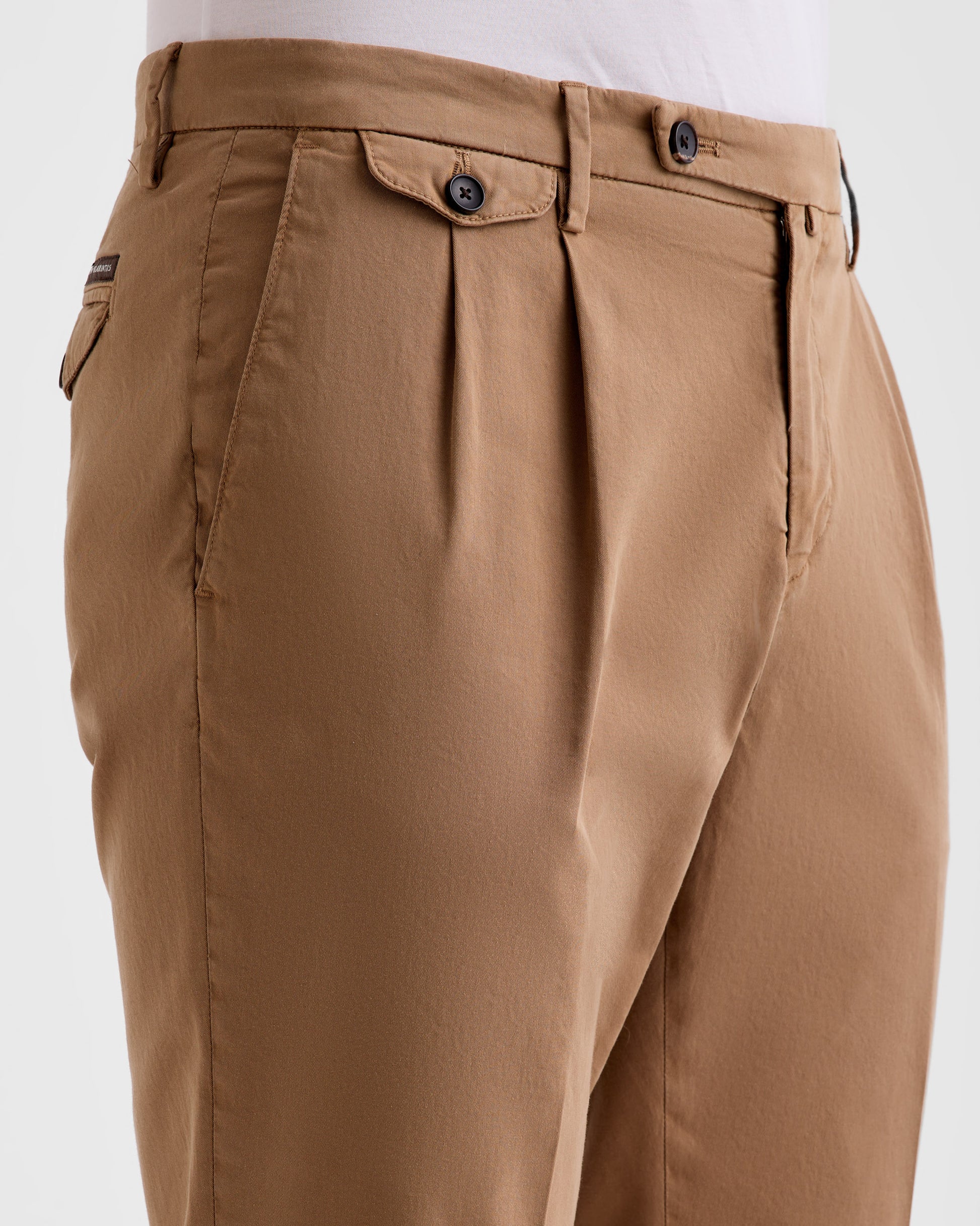 Pantalone con pinces Cammello scuro | Filippo De Laurentiis
