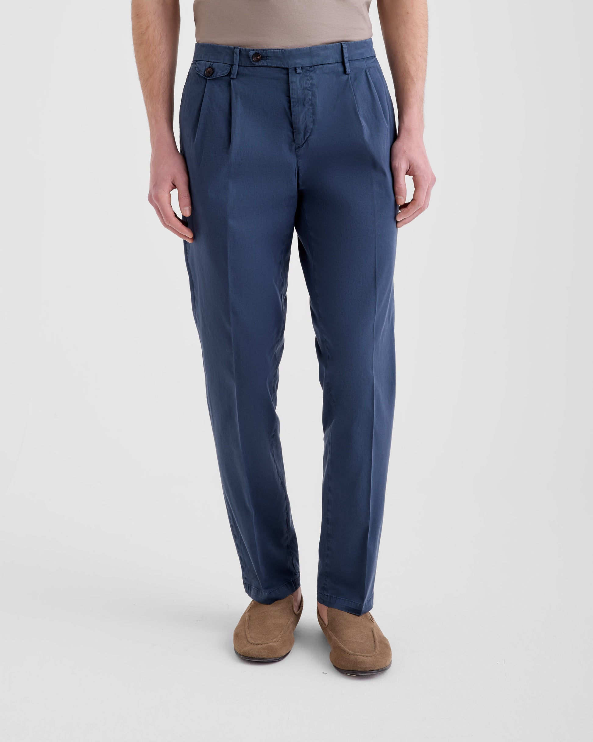 Pantalone con pinces Indaco | Filippo De Laurentiis