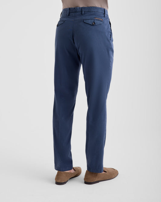 Pantalone con pinces Indaco | Filippo De Laurentiis