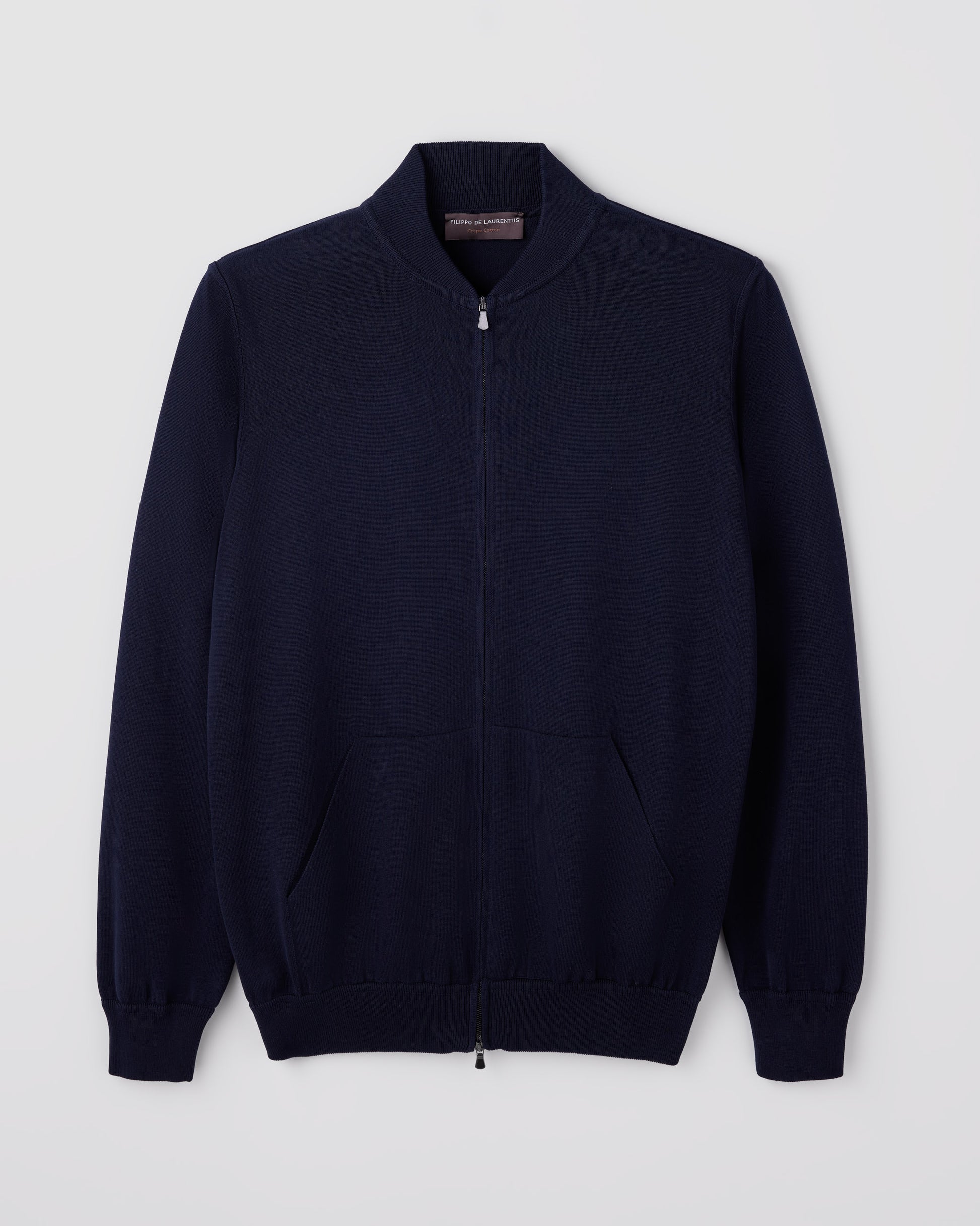 Bomber zip Navy | Filippo De Laurentiis