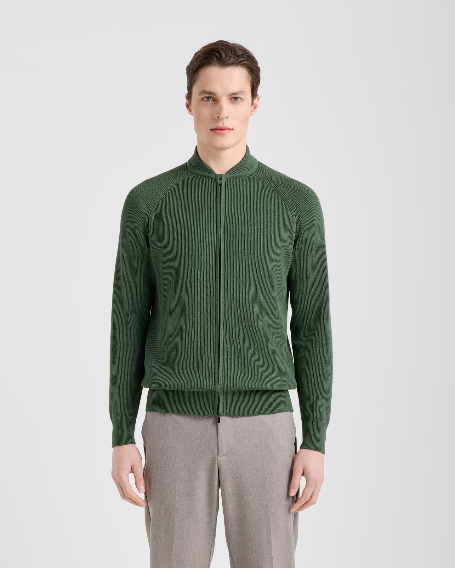 Full-zip bomber jacket |145060|