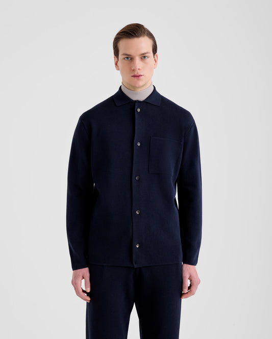 Camicia over Navy | Filippo De Laurentiis