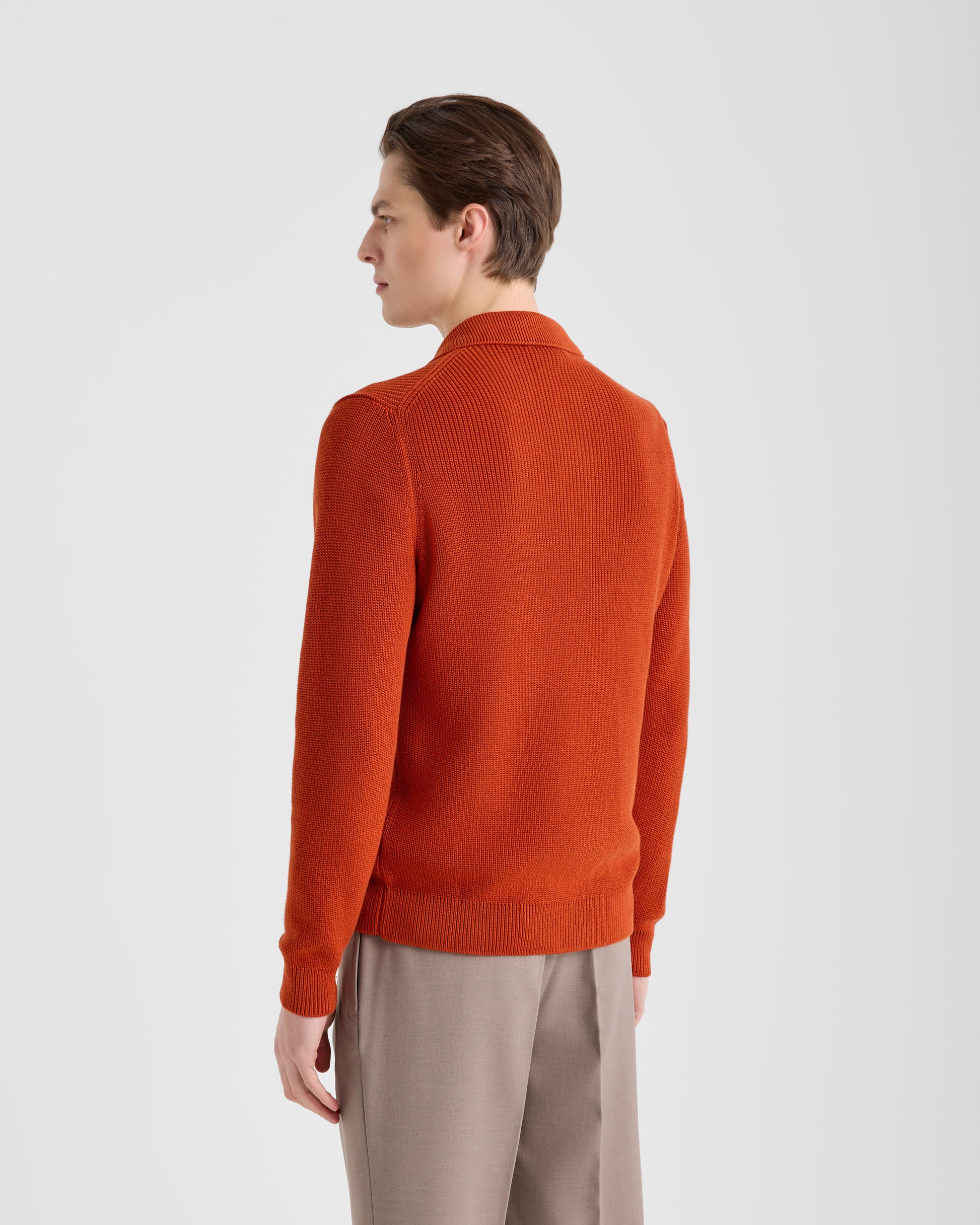 Maglia camicia con tasche Ruggine | Filippo De Laurentiis