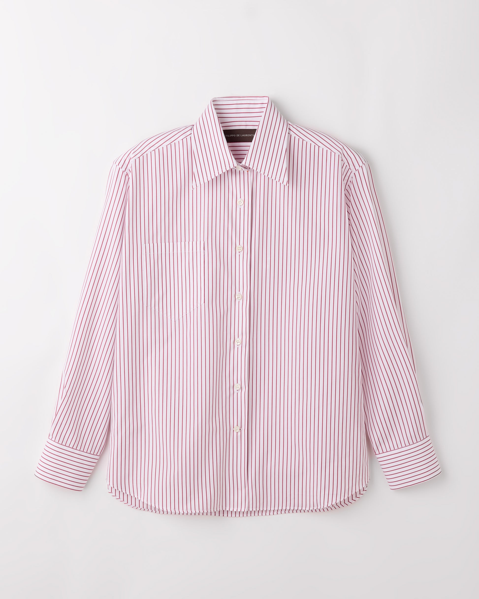 Camicia Bianco bordeaux | Filippo De Laurentiis