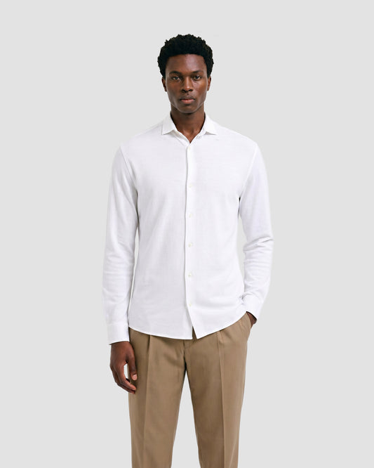 Camicia manica lunga Bianco ottico | Filippo De Laurentiis