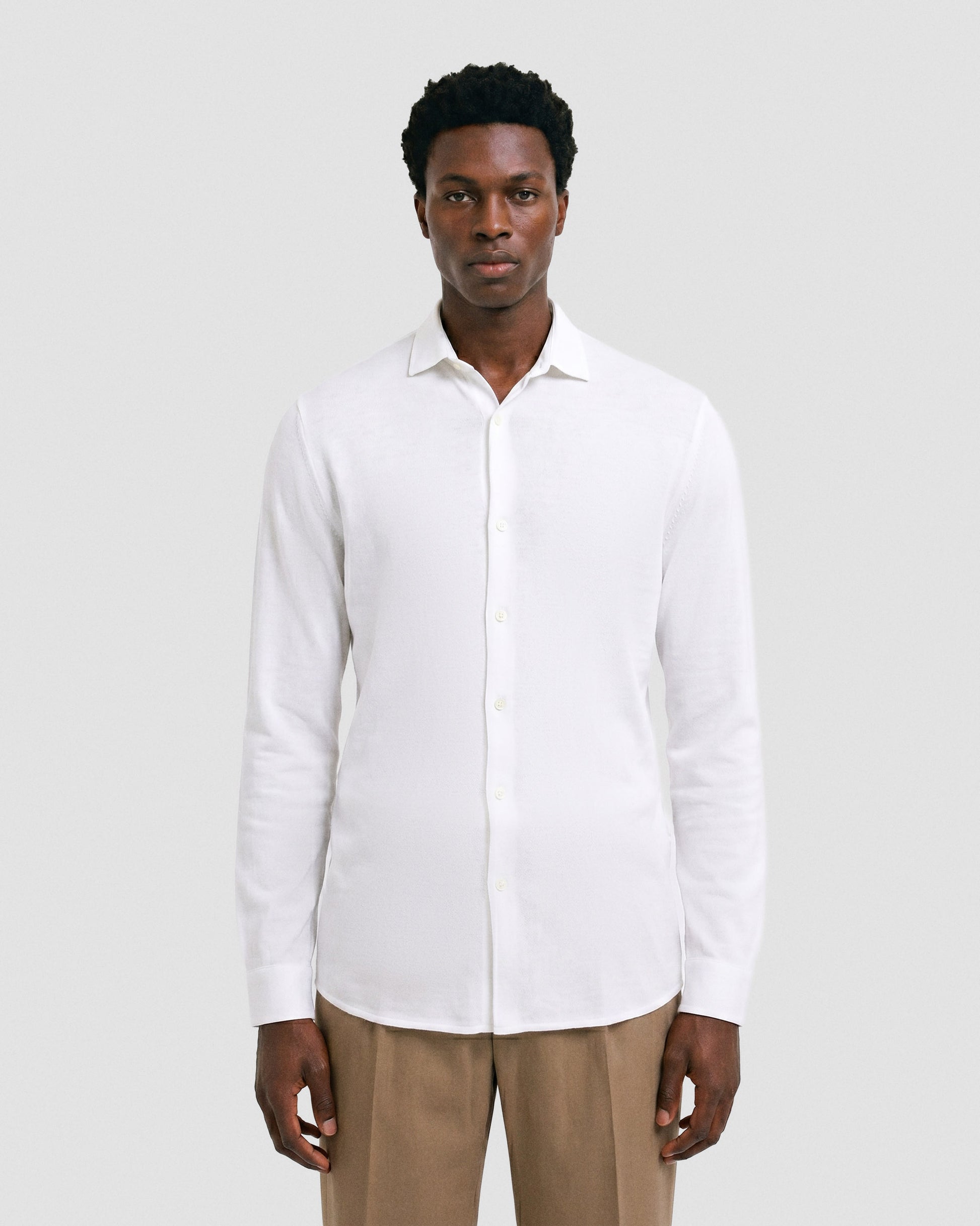 Camicia manica lunga Bianco ottico | Filippo De Laurentiis