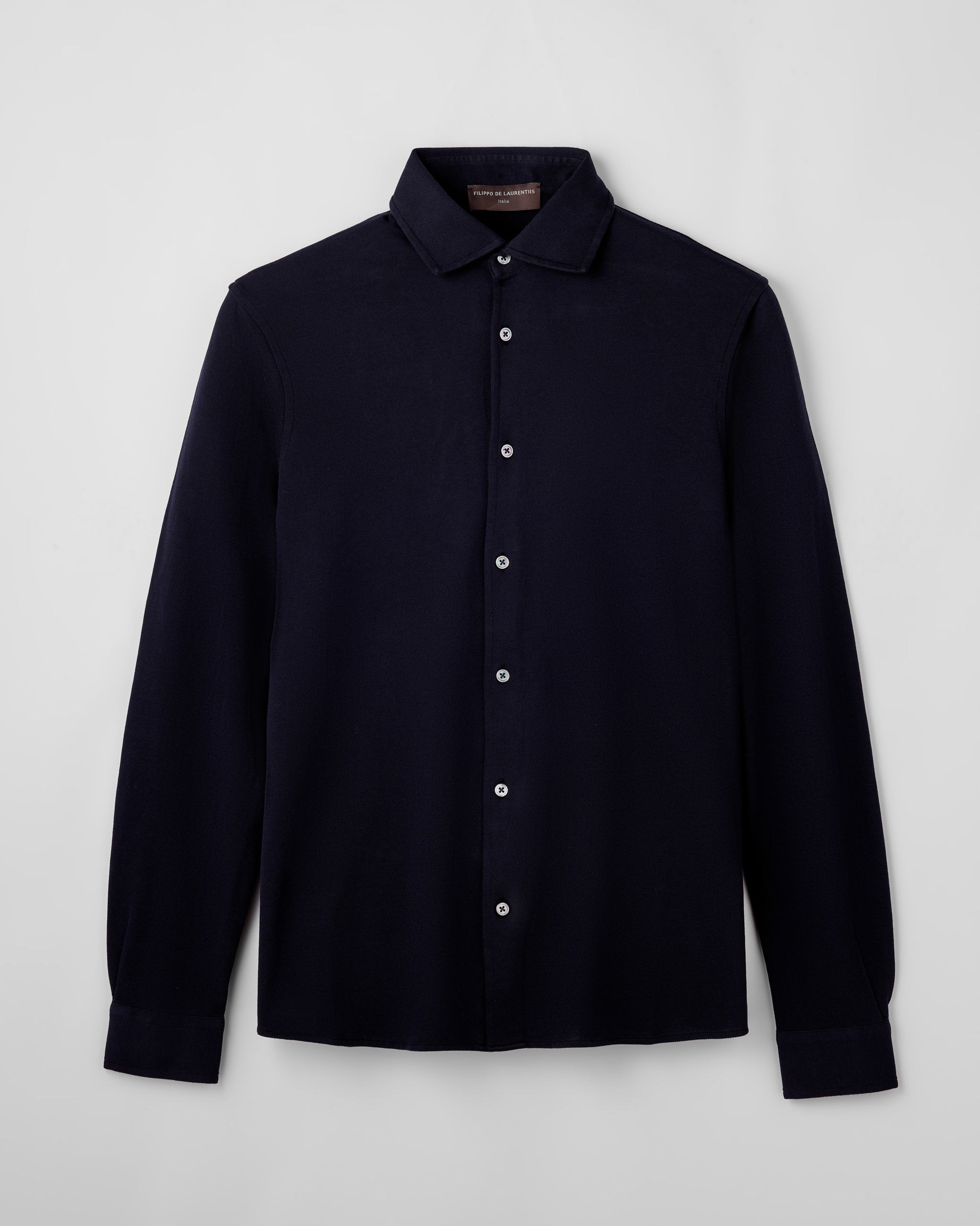 Camicia manica lunga Blu navy | Filippo De Laurentiis