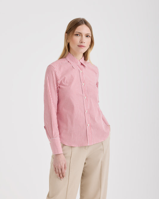 Camicia Bianco rosso | Filippo De Laurentiis