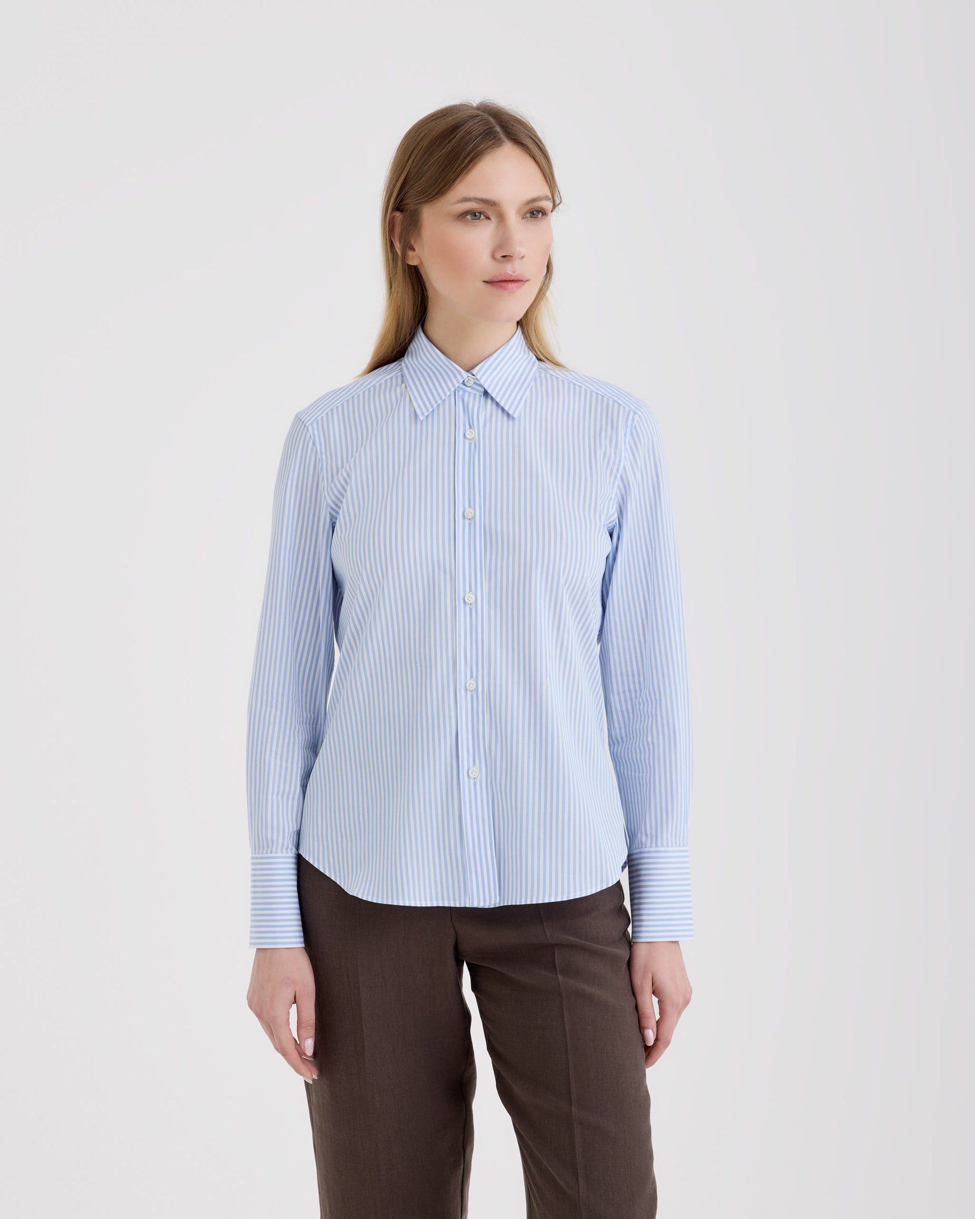 Camicia Bianco celeste | Filippo De Laurentiis