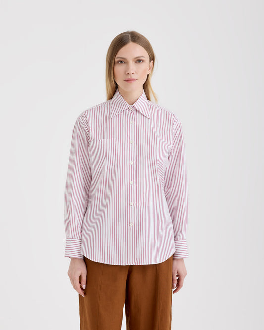 Camicia Bianco bordeaux | Filippo De Laurentiis