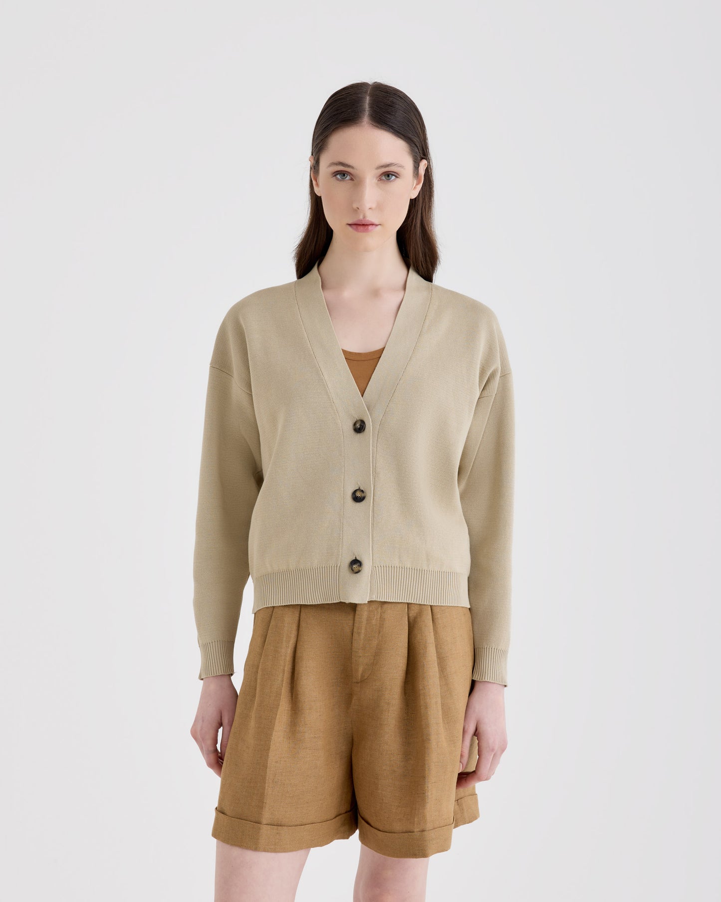 Cardigan con bottoni |242060|