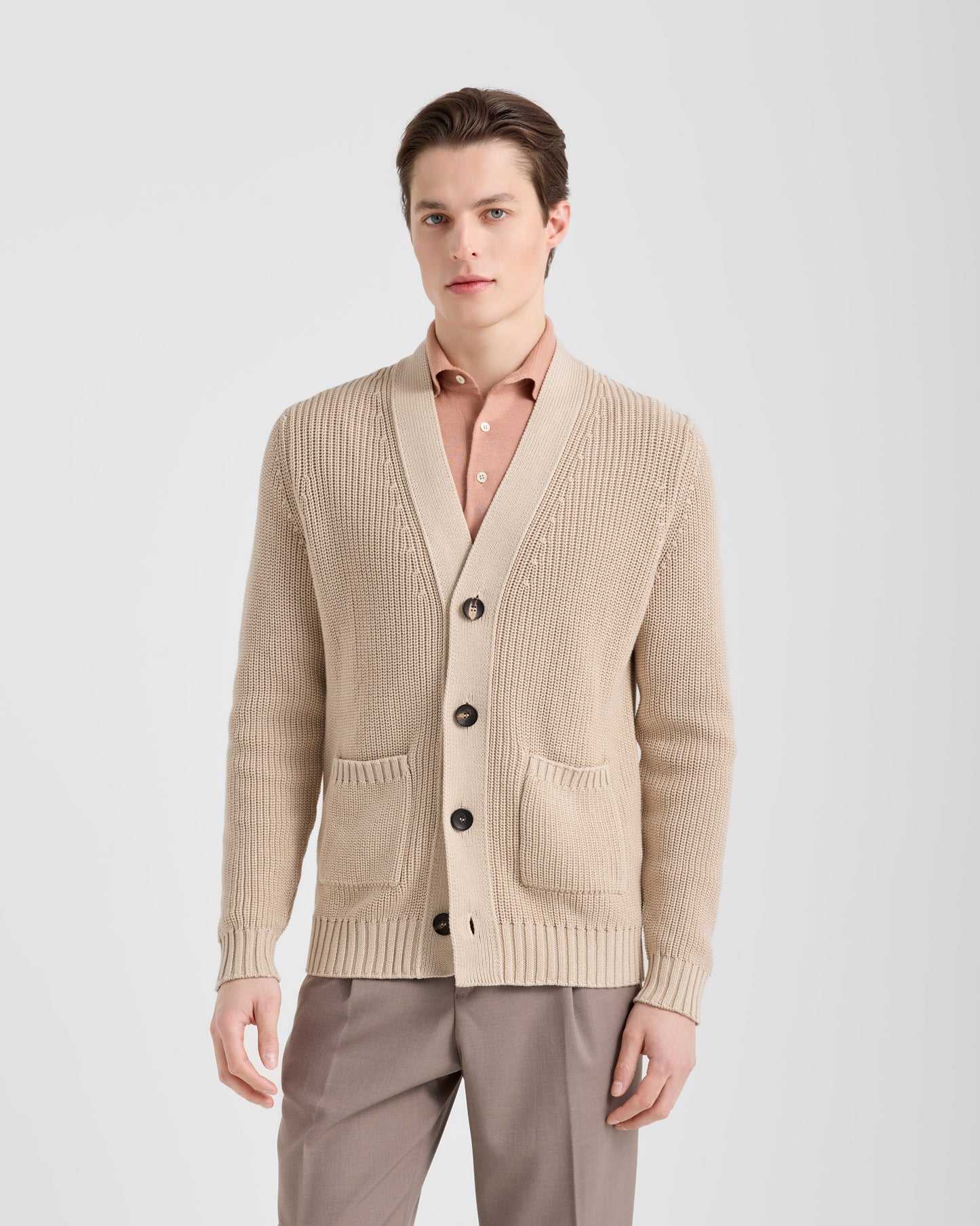 Shawl collar cardigan |144956|