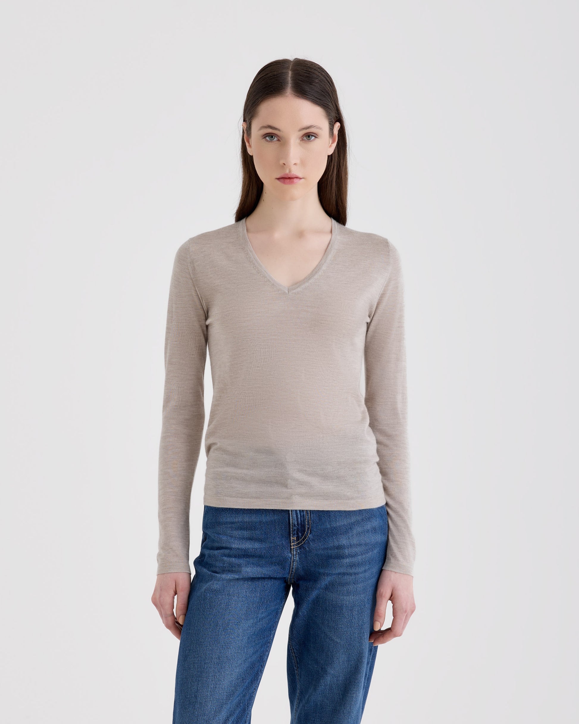 V-neck sweater COBBLE | Filippo De Laurentiis