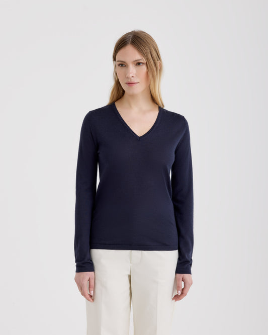 Scollo V Navy | Filippo De Laurentiis