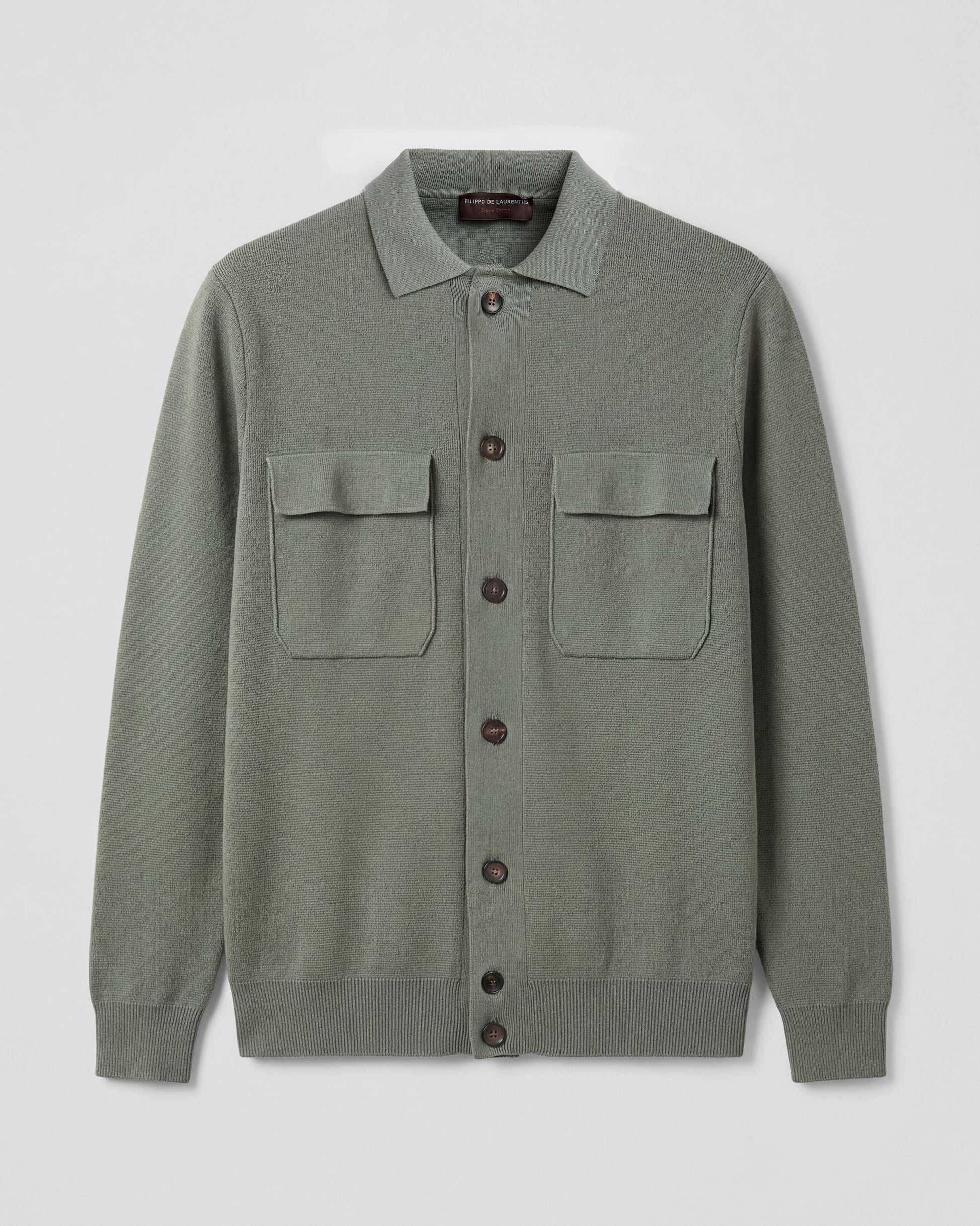 Field jacket Verde Salvia | Filippo De Laurentiis