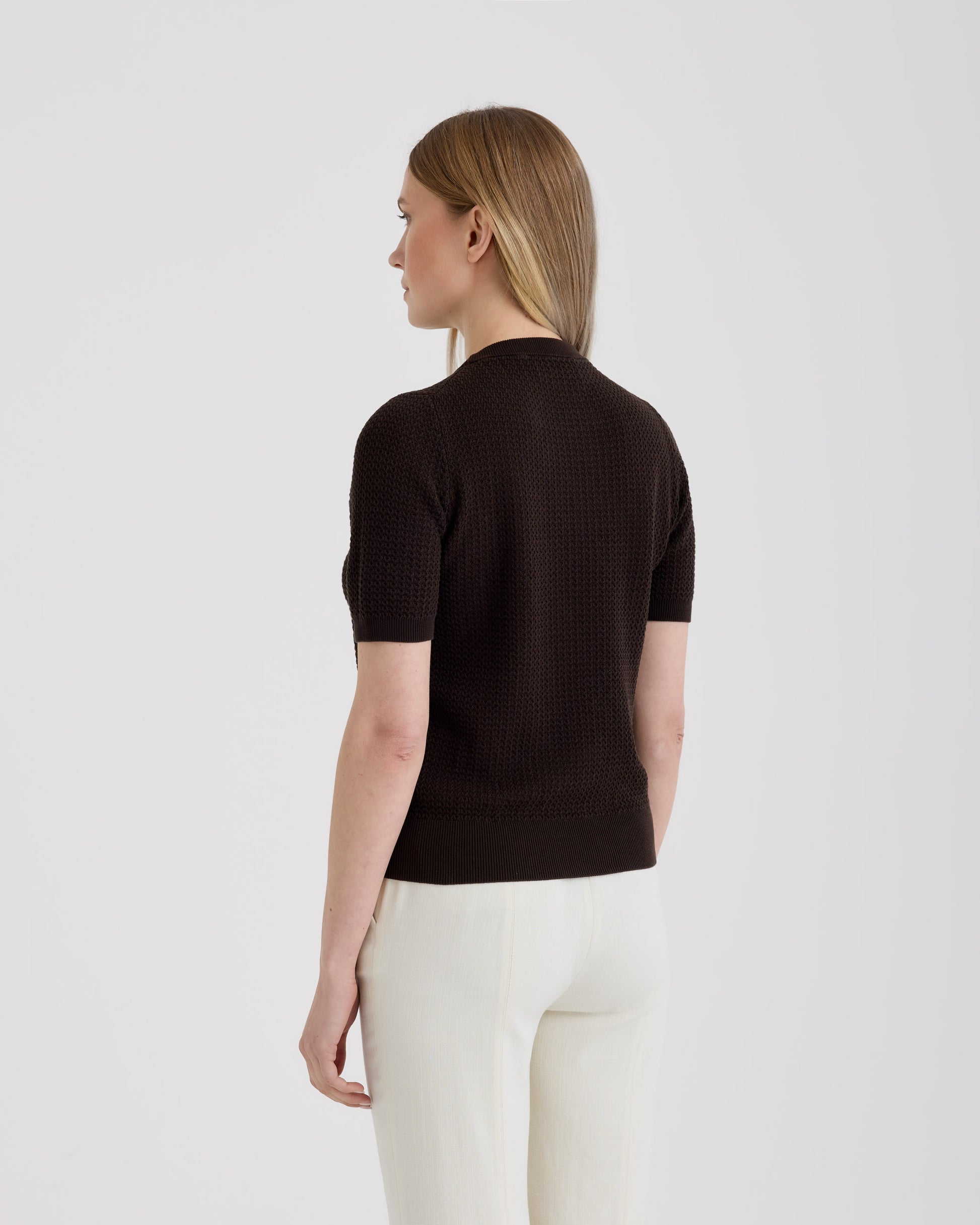 Crewneck BROWN | Filippo De Laurentiis