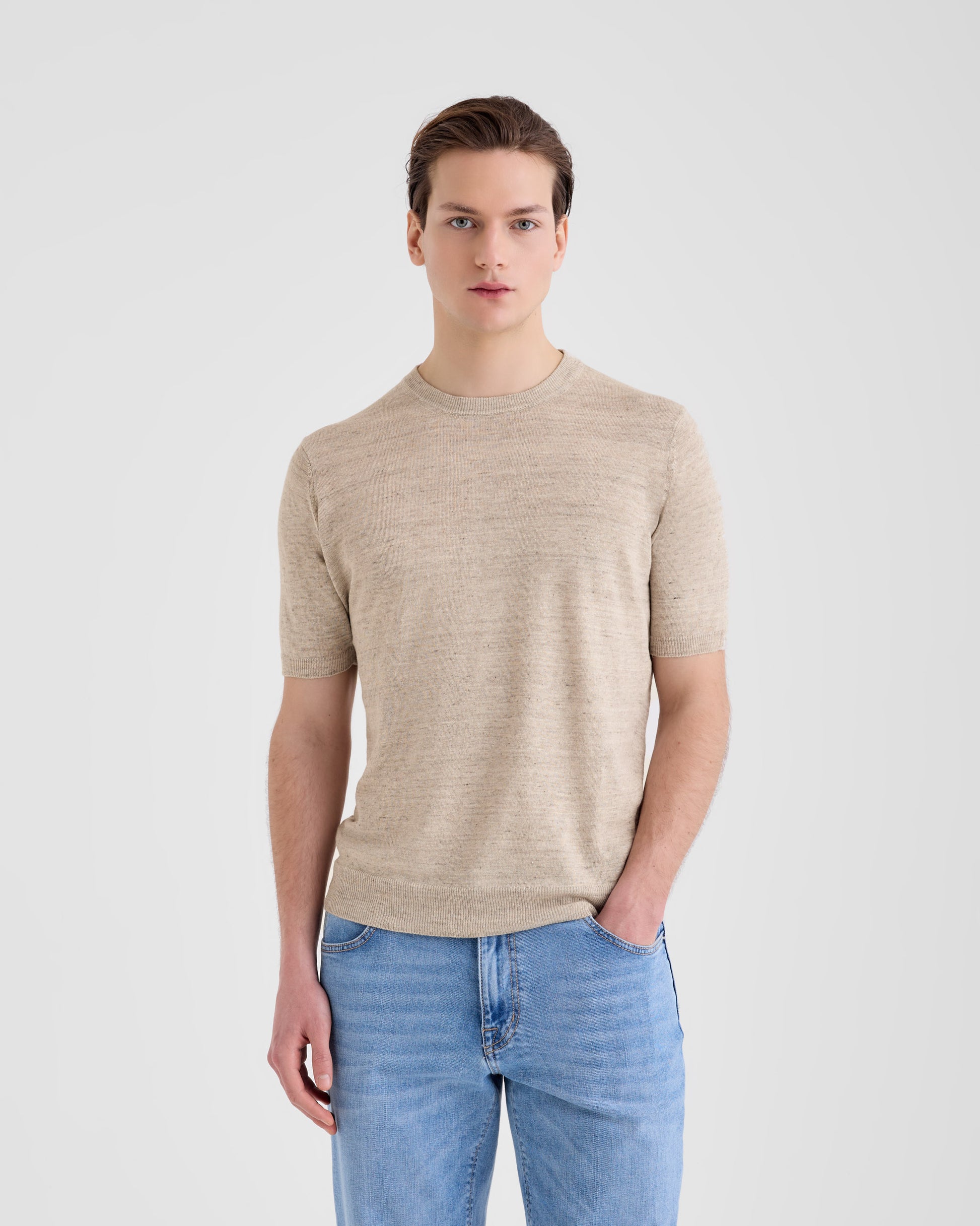Crewneck BEIGE | Filippo De Laurentiis
