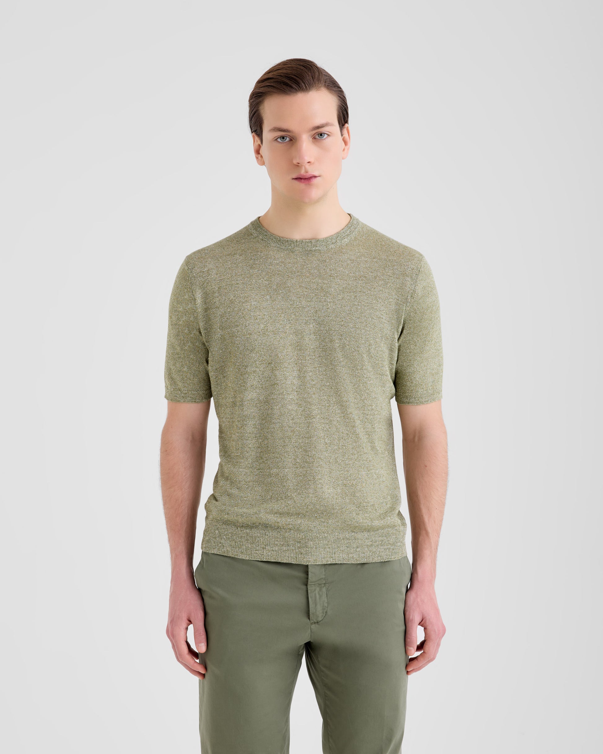 Crewneck OLIVE | Filippo De Laurentiis