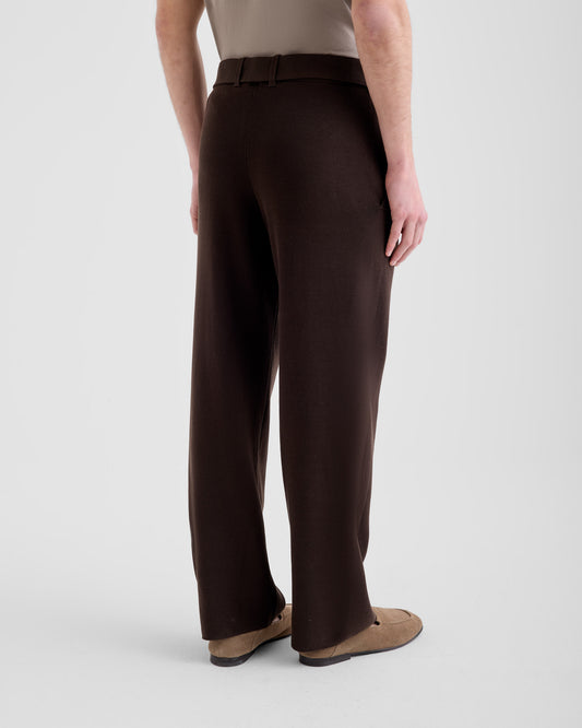 Wide-leg pants BROWN | Filippo De Laurentiis