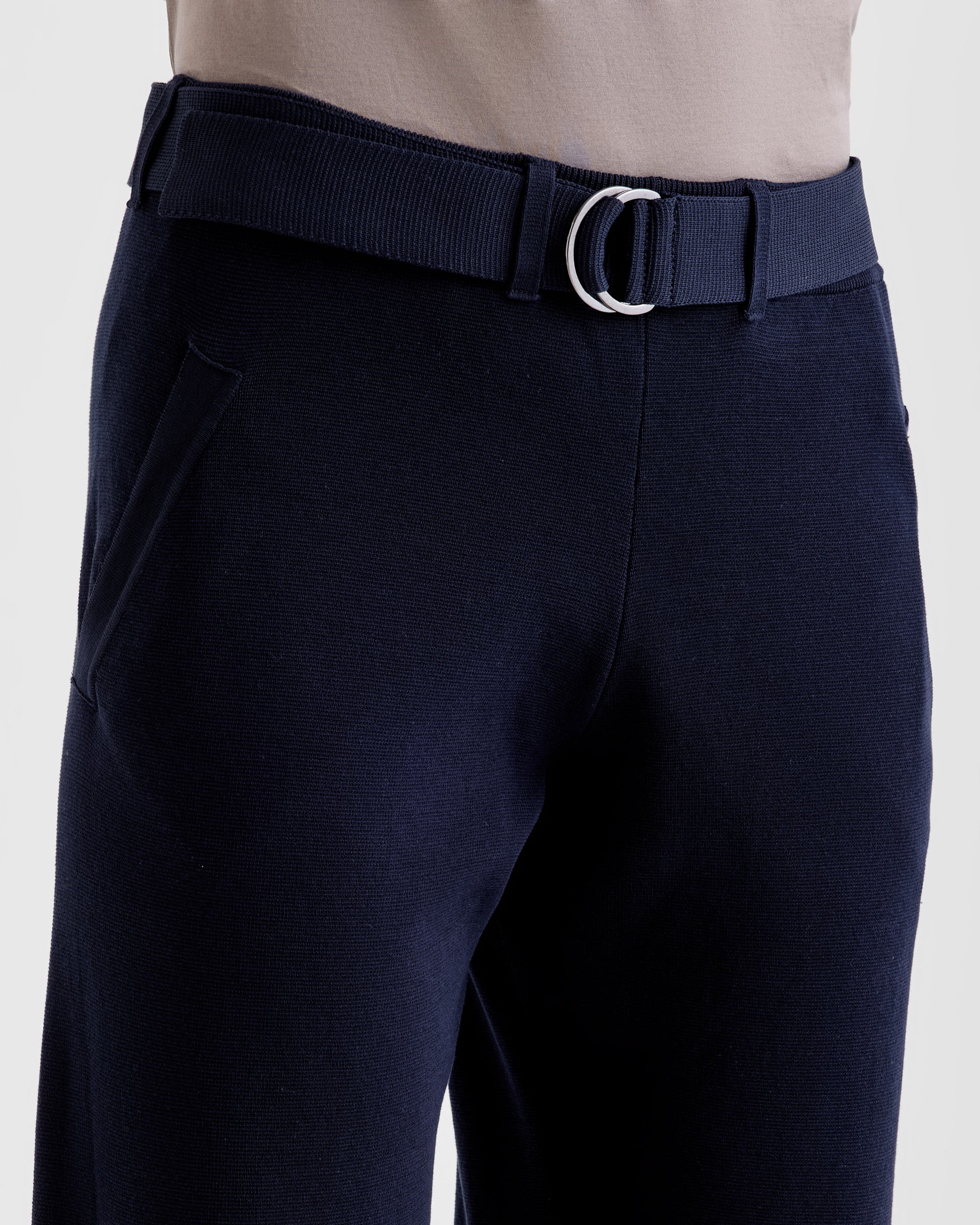 Pantalone largo Navy | Filippo De Laurentiis
