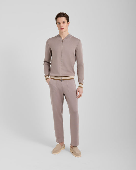 Pantalone dritto Greige - cammello - beige | Filippo De Laurentiis