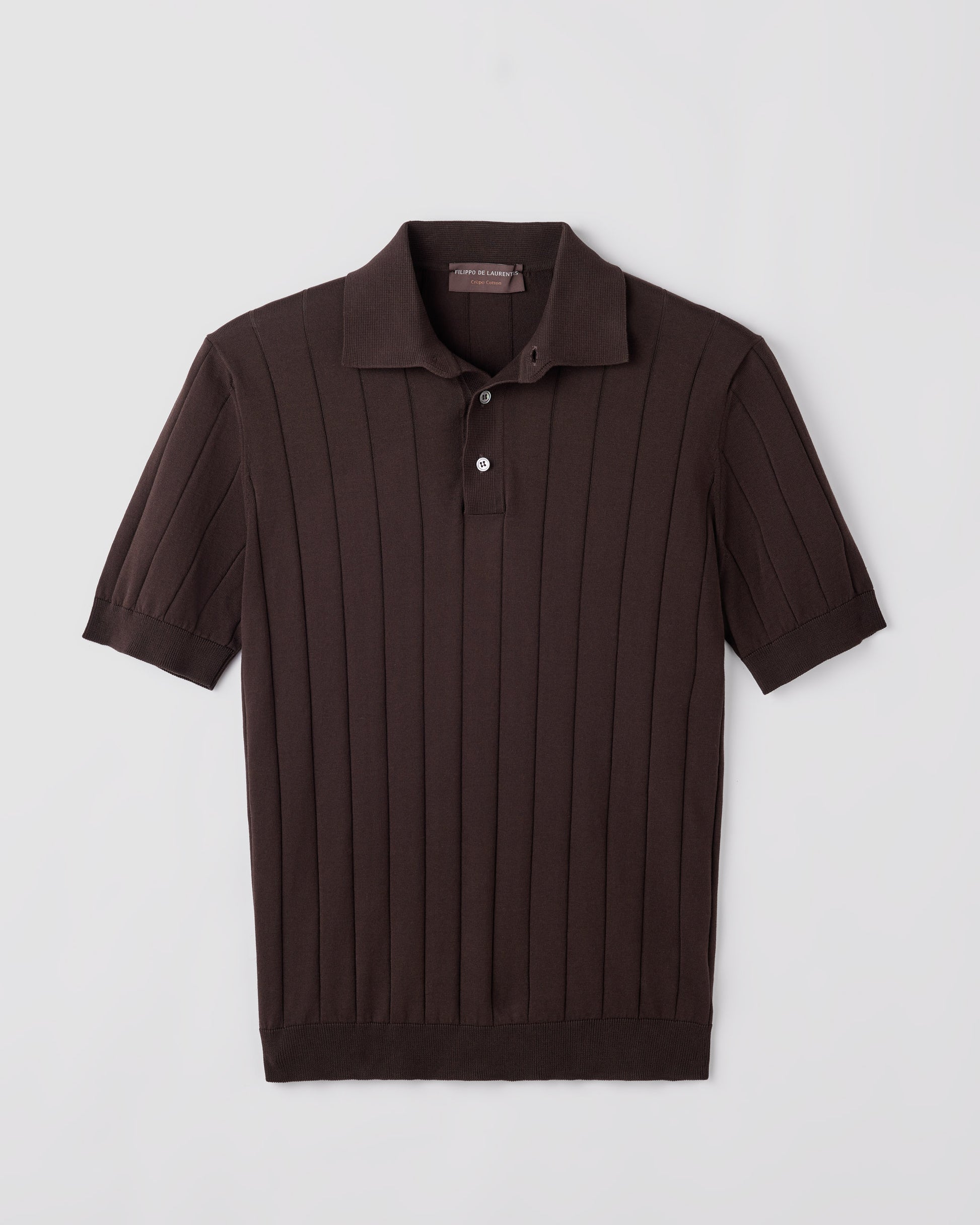 Maglia a polo Marrone | Filippo De Laurentiis