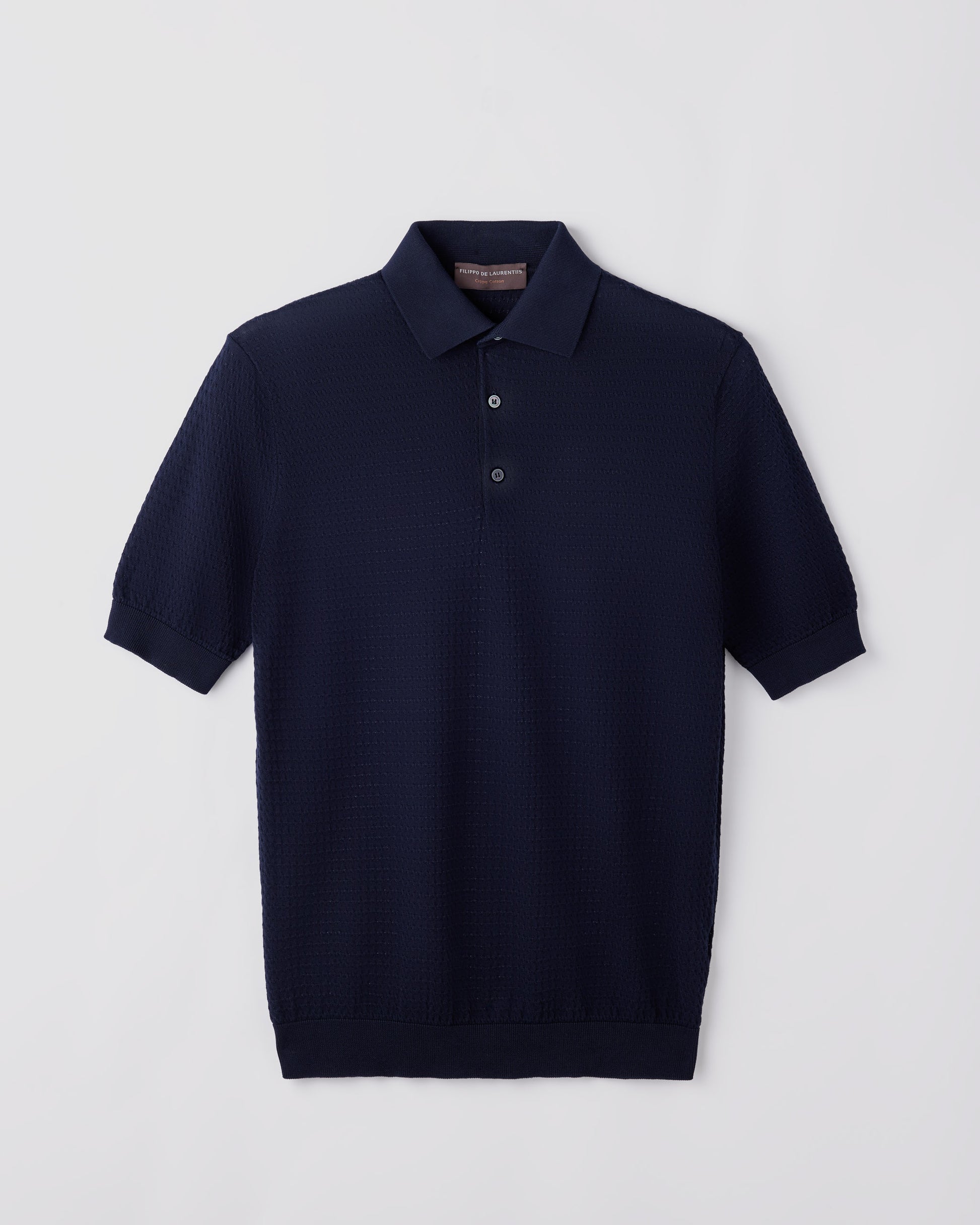 Maglia a polo Navy | Filippo De Laurentiis