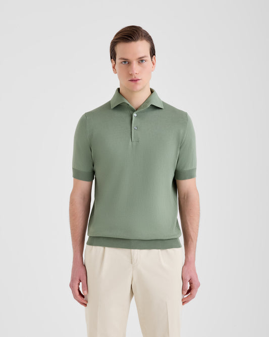 Maglia a polo Salvia | Filippo De Laurentiis