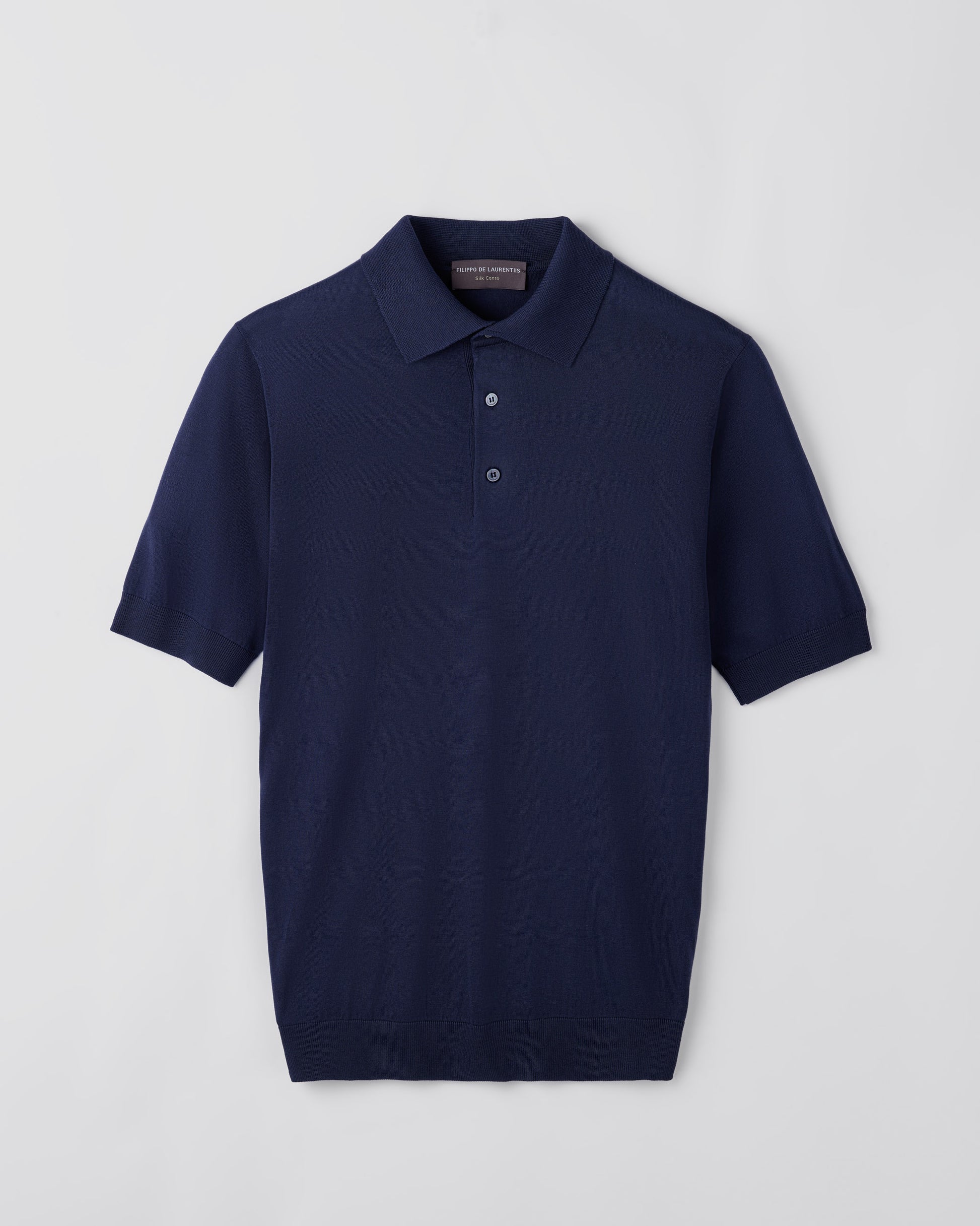 Maglia a polo Navy | Filippo De Laurentiis