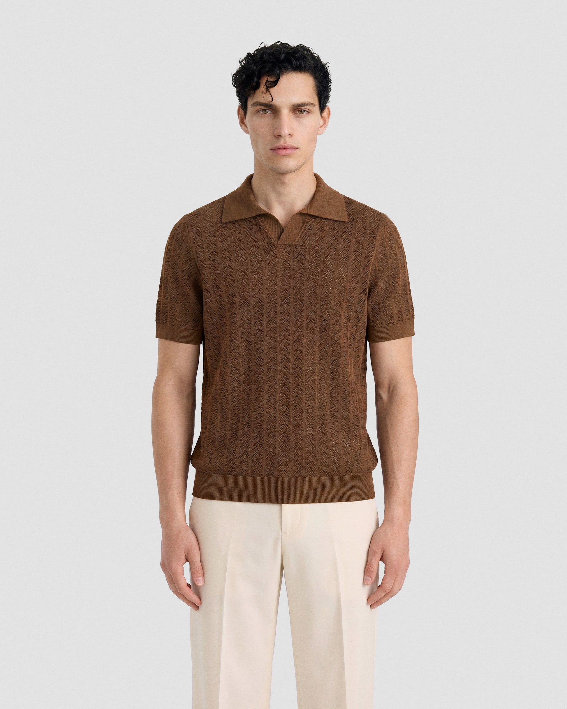 Polo skipper crochet Coloniale | Filippo De Laurentiis