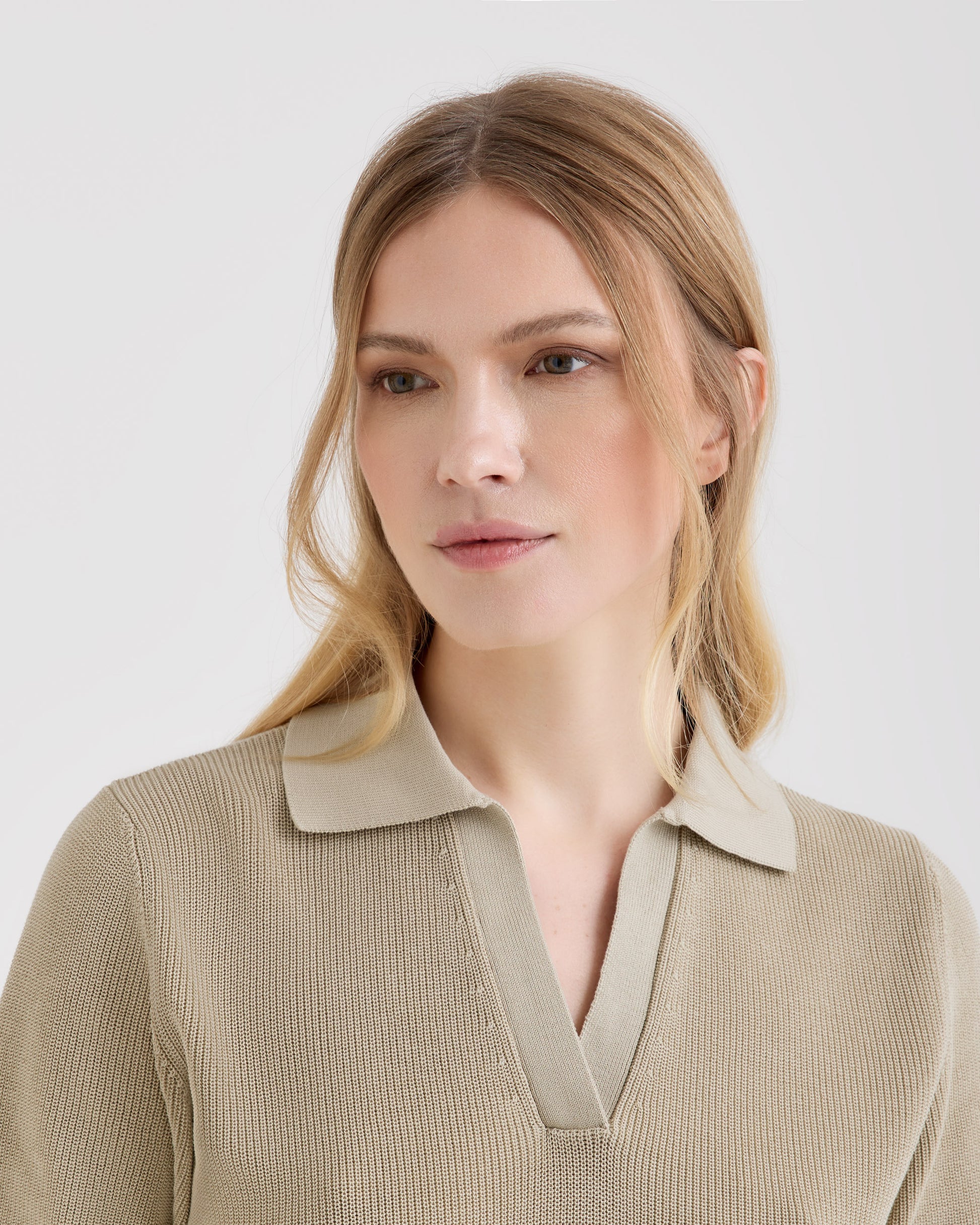 Skipper polo shirt SAND | Filippo De Laurentiis