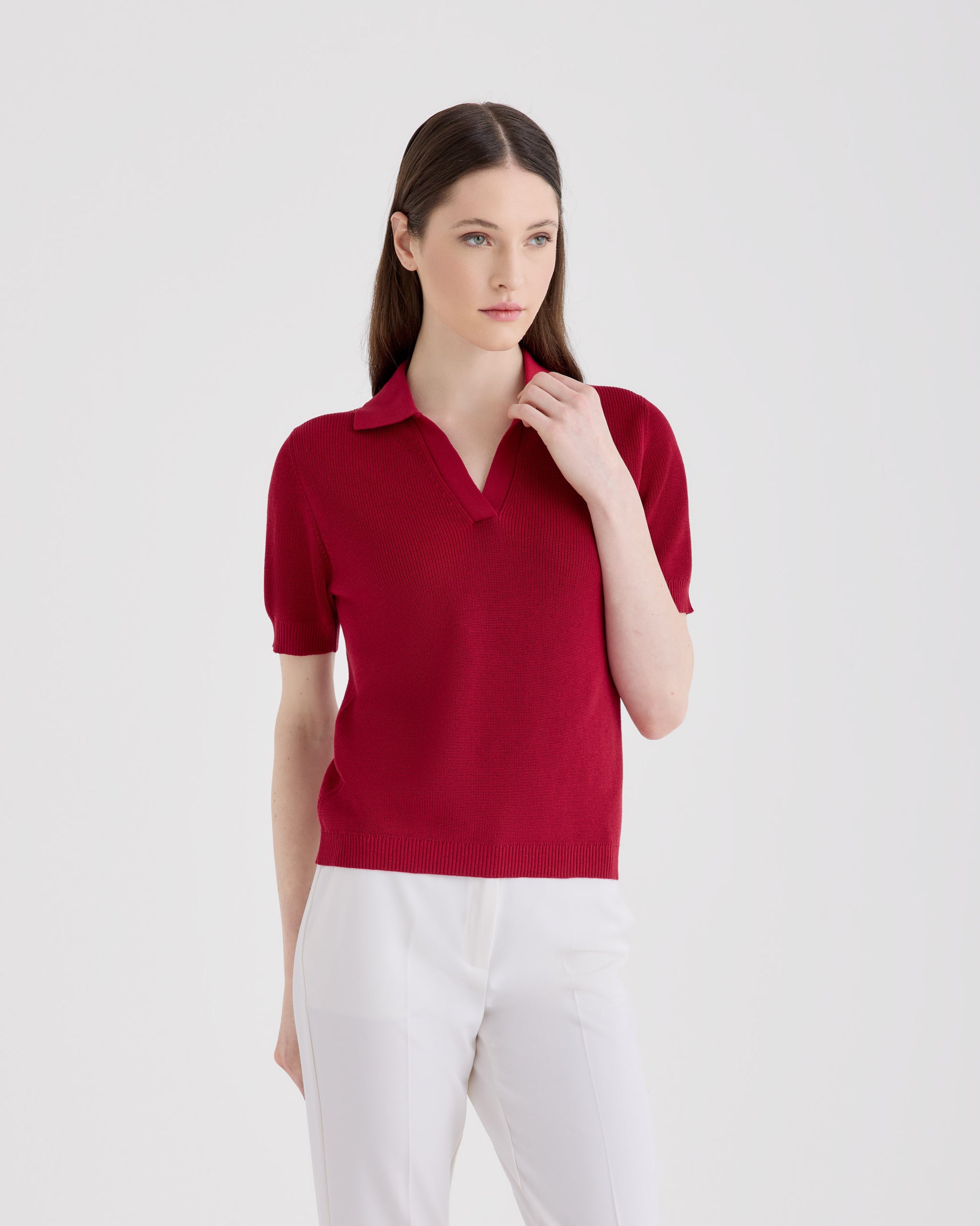 Skipper polo shirt Fragola | Filippo De Laurentiis