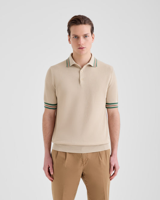 Maglia a polo Corda - Verde | Filippo De Laurentiis