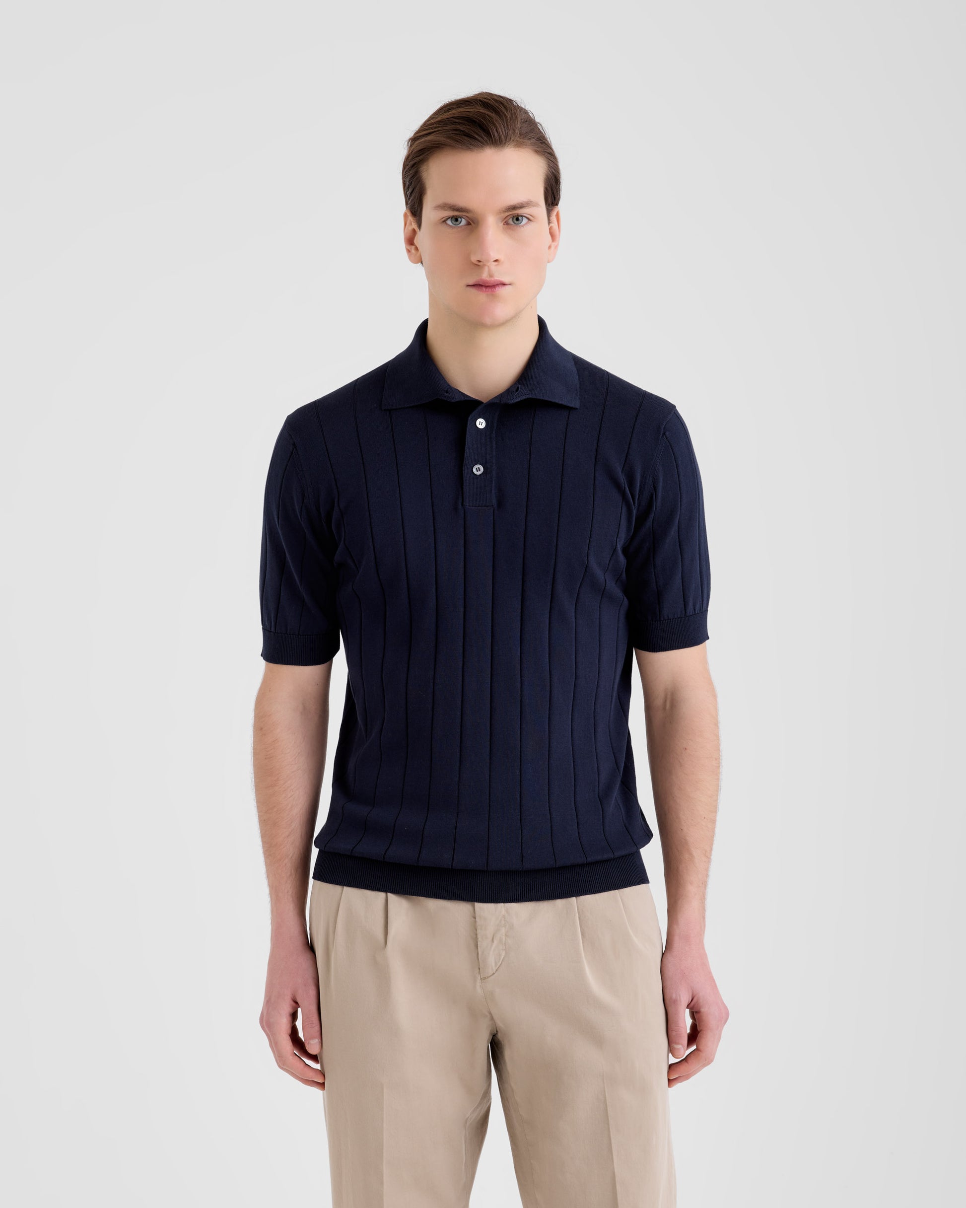 Maglia a polo Navy | Filippo De Laurentiis