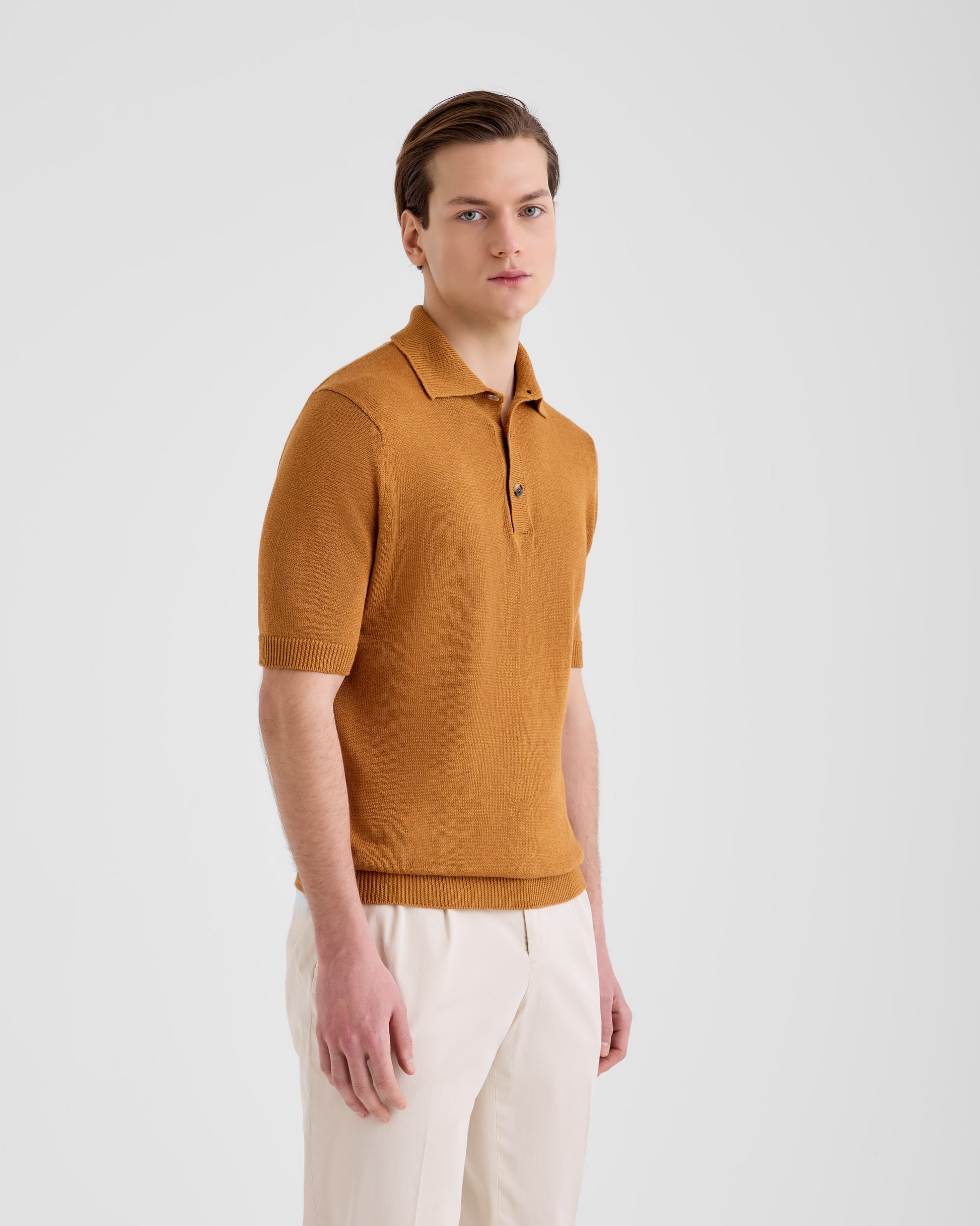 Polo shirt RUST | Filippo De Laurentiis