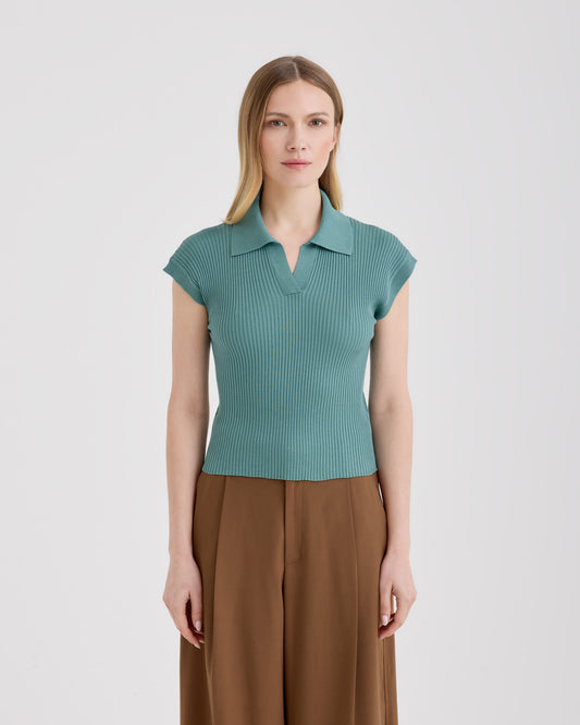 Maglia a polo Azzurro cielo | Filippo De Laurentiis