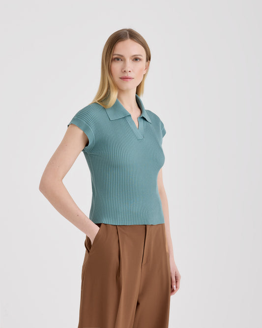 Maglia a polo Azzurro cielo | Filippo De Laurentiis